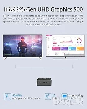 Мини настолен компютър 4K USB 3.0 x4 HDMI VGA Dual windows 10, снимка 2 - Друга електроника - 45636241