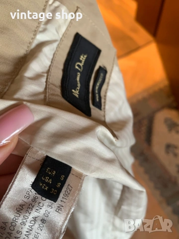 Дамски тренч (шлифер) Massimo Dutti, размер S, снимка 11 - Палта, манта - 53704726