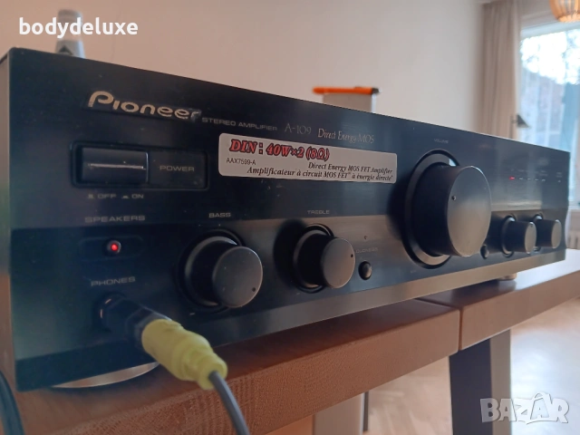 Pioneer A-109 усилвател, снимка 4 - Ресийвъри, усилватели, смесителни пултове - 53130907