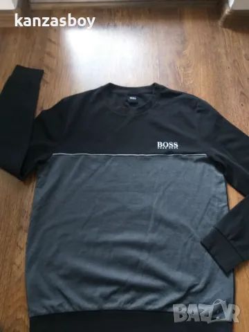 hugo boss tracksuit sweatshirt - страхотна мъжка блуза КАТО НОВА М, снимка 5 - Блузи - 47346802