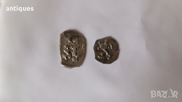 Стари метални проби на лъжа от герба, снимка 4 - Антикварни и старинни предмети - 53108580