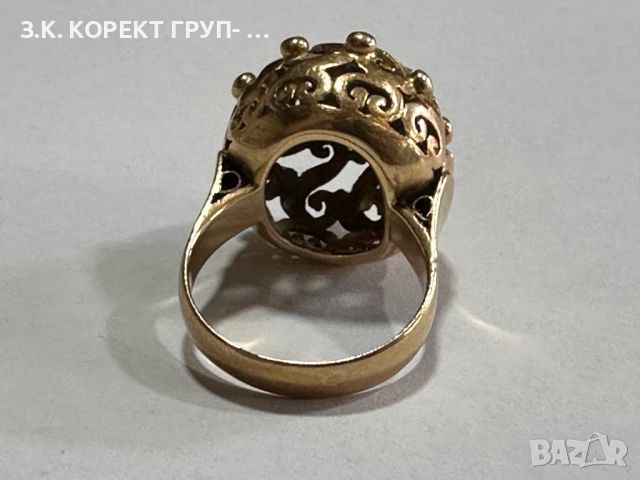 Златен пръстен 14к, 7,70гр, снимка 3 - Пръстени - 46416891