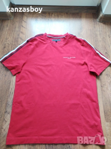 Tommy Hilfiger - страхотна мъжка тениска L КАТО НОВА, снимка 7 - Тениски - 53864678