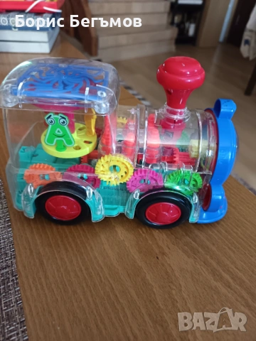 Играчка локомотив, , звук на влак, движещи се части