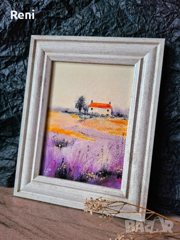 Летен ден, пастелна картина, оригинал, снимка 3 - Картини - 54272173