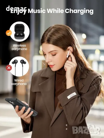 NEWDERY Калъф с батерия за Samsung Galaxy S24 4500mAh, снимка 7 - Калъфи, кейсове - 49826919