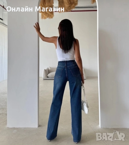 Дънки с камъни , снимка 4 - Дънки - 52810568