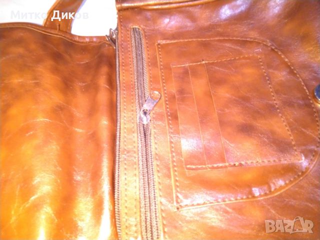 Joel Stile маркова женска чанта естествена кожа 245х230х50мм, снимка 8 - Чанти - 46059421