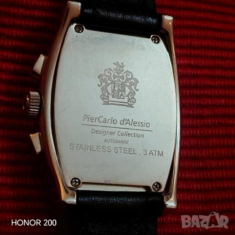 Мъжки Часовник Piercarlo D’alessio , автоматичен,Сейко механизъм,водоустойчив. , снимка 7 - Мъжки - 54026194