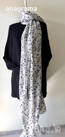 Нов черен тренчкот/пролетно палто и прекрасен шал Becksondergaard , снимка 5 - Палта, манта - 45069517