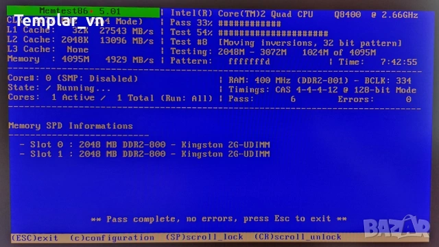Kingston HYPER X 2x2 DDR2  800 LowLatency 444, снимка 3 - RAM памет - 43442208