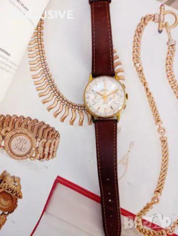 Винтъч Швейцарски Emperor - хронограф 1950г Договаряне!, снимка 2 - Мъжки - 50101791