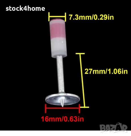 Ръчен пистолет за стоманени пирони CASE11, Подходящ за нитове, за бетонна стена и други, снимка 6 - Други инструменти - 53559089