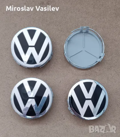 Капачки с лого / емблема  VW за джанти от мерцедес 75 мм, снимка 6 - Аксесоари и консумативи - 50202869