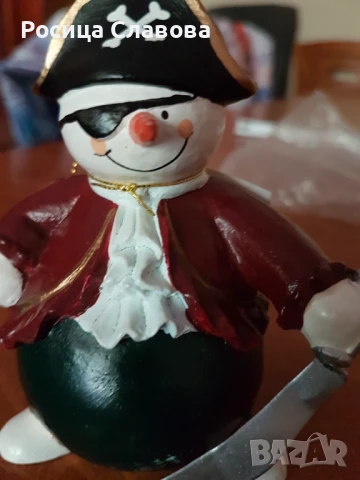 Гипсова фигурка- пират, снимка 2 - Декорация за дома - 50895294