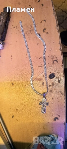 Сребърният синджир е с медальон или кръст, снимка 15 - Колиета, медальони, синджири - 51937837