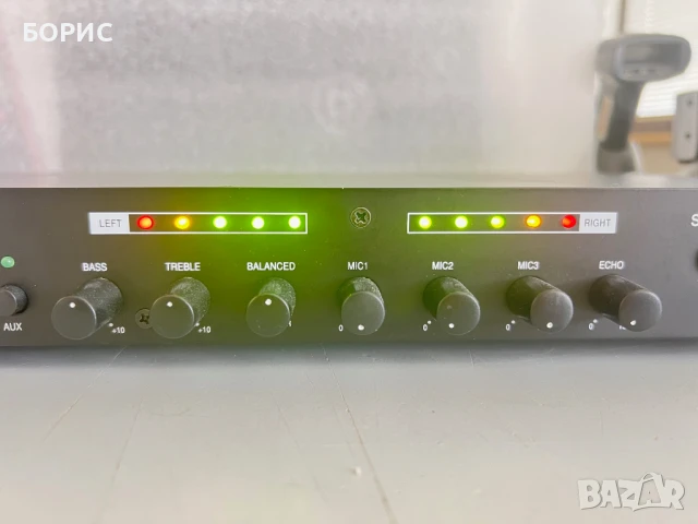 Mixing усилвател MONACOR SA-250/SW (за студио, репетиционна и др)