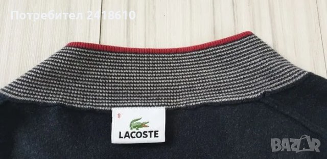 Lacoste Cotton / Wool Full Zip Cardigan Mens Size 8 - 3XL ОРИГИНАЛ! Жилетка С цял Цип!, снимка 13 - Пуловери - 48195352