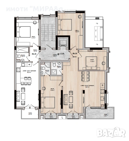 Многостаен апартамент с три спални в кв. Бадема, гр. Хасково
