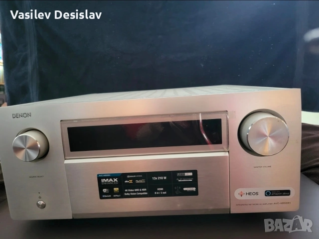 Продавам Denon AVC-X8500H, 4К, 32-bit AKM AK4490EQ DACs