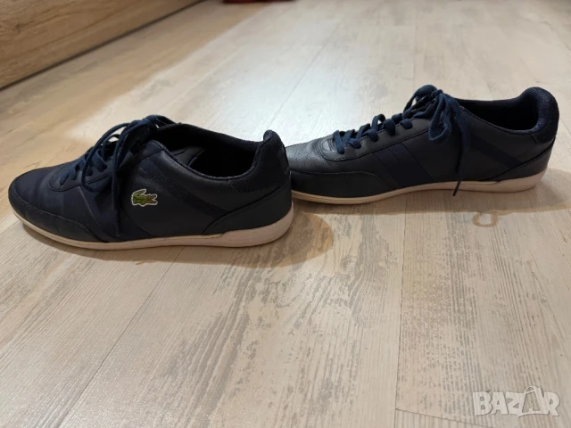 Lacoste оригинални мъжки кецове от естествена кожа, снимка 9 - Кецове - 51029309