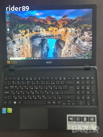 acer e5-572g - отлично състояние / i5 / nvidia , снимка 1 - Лаптопи за игри - 48527501