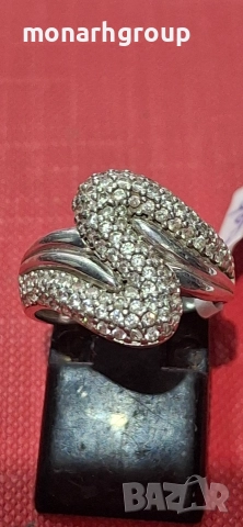 Сребърен пръстен, снимка 2 - Пръстени - 52808378