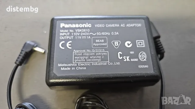 Зарядно за видеокамера Panasonic VSK0610, снимка 1 - Кабели и адаптери - 49436411