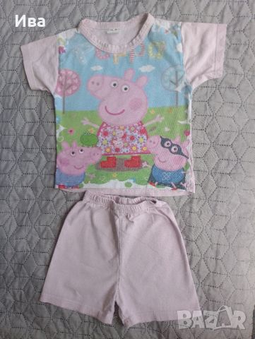 бебешка детска пижамка Пепа пиг, снимка 2 - Детски комплекти - 46406915