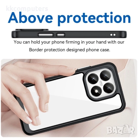 Удароустойчив Калъф (TPU + Акрил) за Xiaomi 15T- Airbag технология, вкл. Протектор, 5 Цвята, снимка 8 - Калъфи, кейсове - 52390531