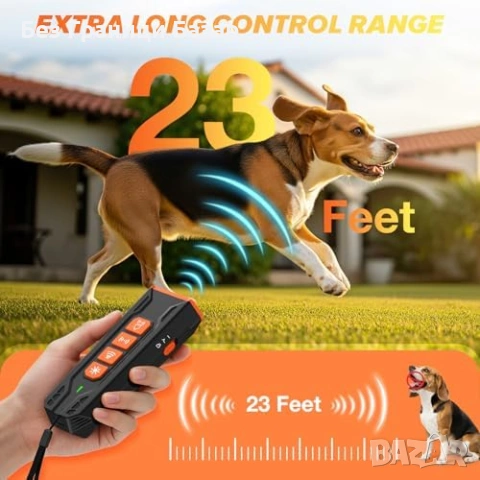 Ново Ултразвуково устройство против лаене за кучета, 4 режима, 7 метра, снимка 3 - За кучета - 53649073