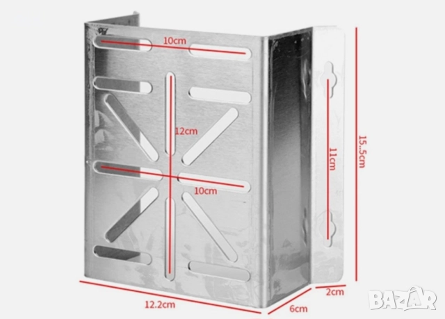 Стойка за стълб от неръждаема стомана за надеждна поддръжка на видеонаблюдение и слънчеви панели