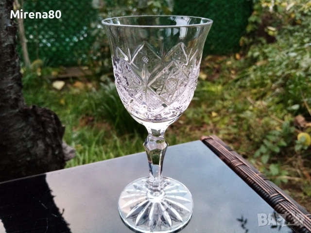 Български кристален сервиз за ликьор / ракия !, снимка 3 - Сервизи - 52643719