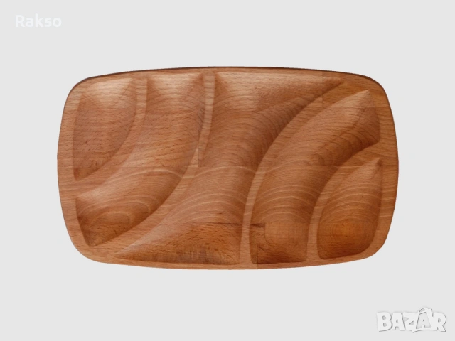 Кухненска 3Д дъска/плато за сервиране и рязане от дърво.  "Дъга".", снимка 2 - Прибори за хранене, готвене и сервиране - 53776609