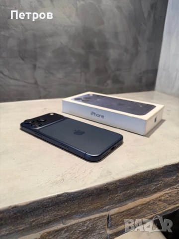 8 cycle! КАТО ЧИСТО НОВ Iphone 17 Pro Max Blue 256 GB, снимка 3 - Apple iPhone - 53719593