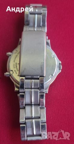 Рядък Seiko SQ 100 Quartz Alarm Chronograph , снимка 7 - Мъжки - 46527735