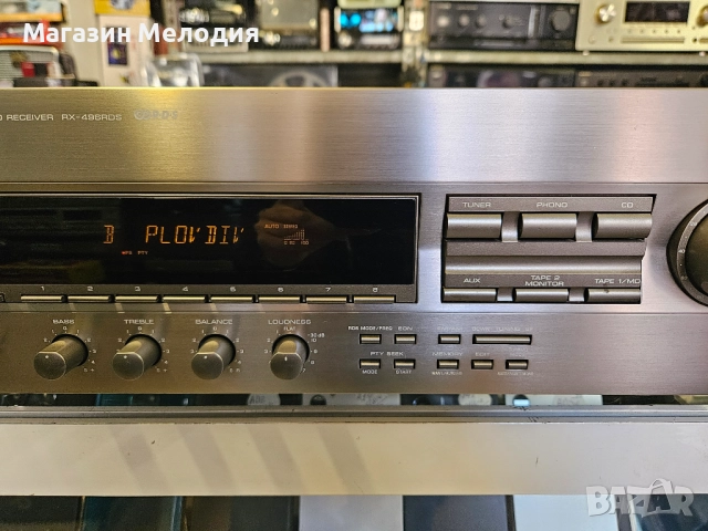 Ресийвър Yamaha RX-496RDS Titanium 4 ома: 2 × 105 вата В отлично техническо и визуално състояние., снимка 4 - Ресийвъри, усилватели, смесителни пултове - 50734363