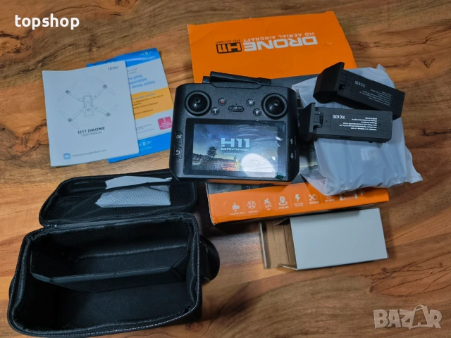 GPS Дрон TOPBLASTERBOX H11 – 4K Камера, EIS Стабилизация и Дистанционно с HD Екран, снимка 3 - Дронове и аксесоари - 53990837