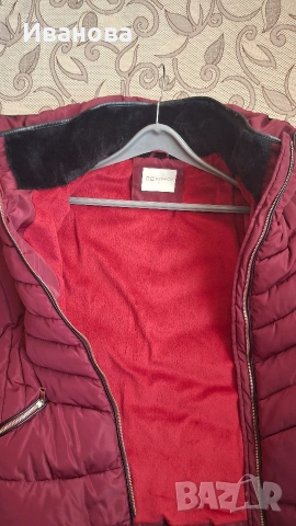 Дамско яке в цвят бордо , снимка 5 - Якета - 53085316