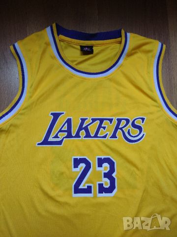 NBA LA / Los Angeles Lakers , Lebron James #23 - баскетболен потник, снимка 3 - Спортни дрехи, екипи - 46625635