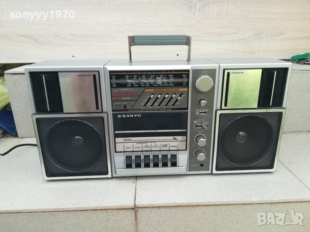 японски касетофон-sanyo 2006251144, снимка 5 - Радиокасетофони, транзистори - 50734659
