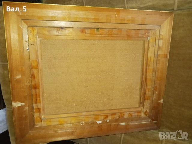 Стара авторска картина , пейзаж - платно , подписана, снимка 7 - Картини - 52788633