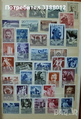 Класьор с марки България 1949/60 г., снимка 1 - Филателия - 45324626