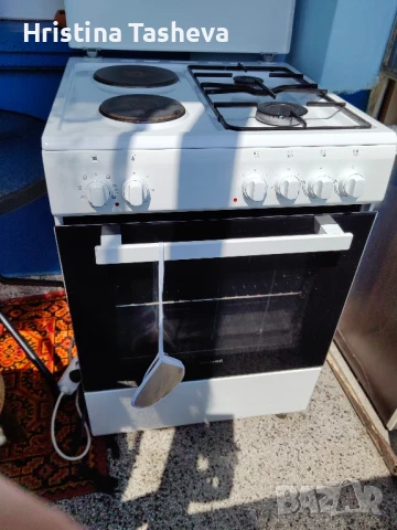 Продавам комбинирана готварска печка, снимка 3 - Печки, фурни - 50670400