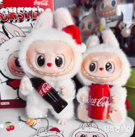 Labubu× Coca Cola колекционерски, снимка 2 - Плюшени играчки - 51436266