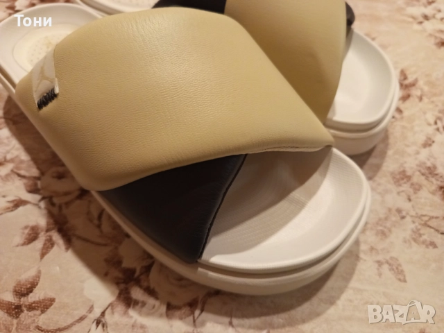 NIKE AND JORDAN Оригинал Нови Дамски Чехли от Естествена Кожа 39/40 н., снимка 12 - Чехли - 52683301