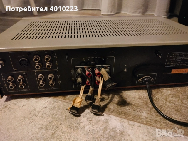 HITACHI HA-3500 + D-40S – ВИНТИДЖ АУДИО СЕТ | MADE IN JAPAN 🔥, снимка 16 - Декове - 54009674