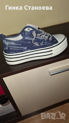 Дамски кецове дънкови, снимка 4 - Кецове - 54008801