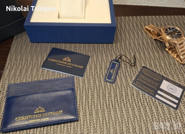 Часовник christophe duchamp, снимка 5 - Мъжки - 53526310