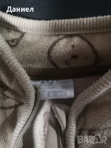 Бебешка поларена блуза, снимка 4 - Бебешки блузки - 50323822